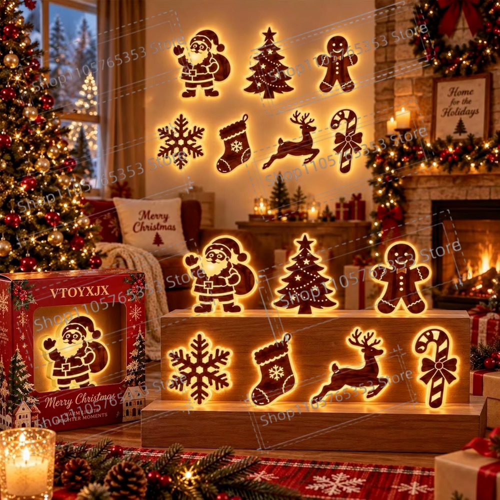 2027 ของตกแต่งคริสต์มาสเรนเดีย - Lighting Christmas Decor บทวิจารณ์และราคา