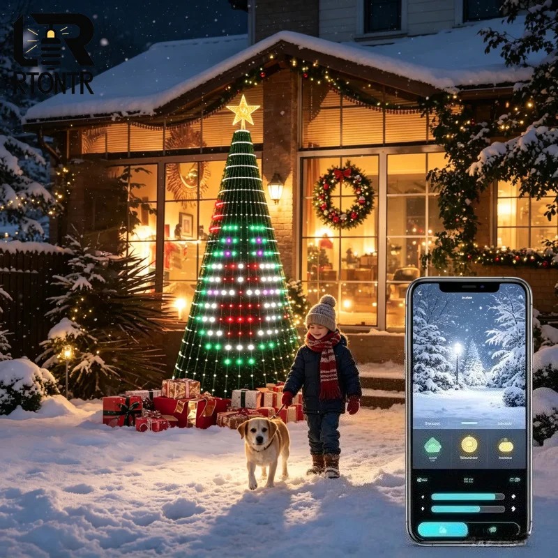 ไฟประดับยอดต้นคริสต์มาส RGB อั - Lighting Christmas Decor บทวิจารณ์และราคา
