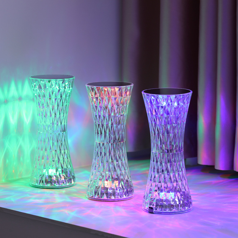 โคมไฟตั้งโต๊ะคริสตัลอะคริลิคตก - Decor Lighting Lamps บทวิจารณ์และราคา
