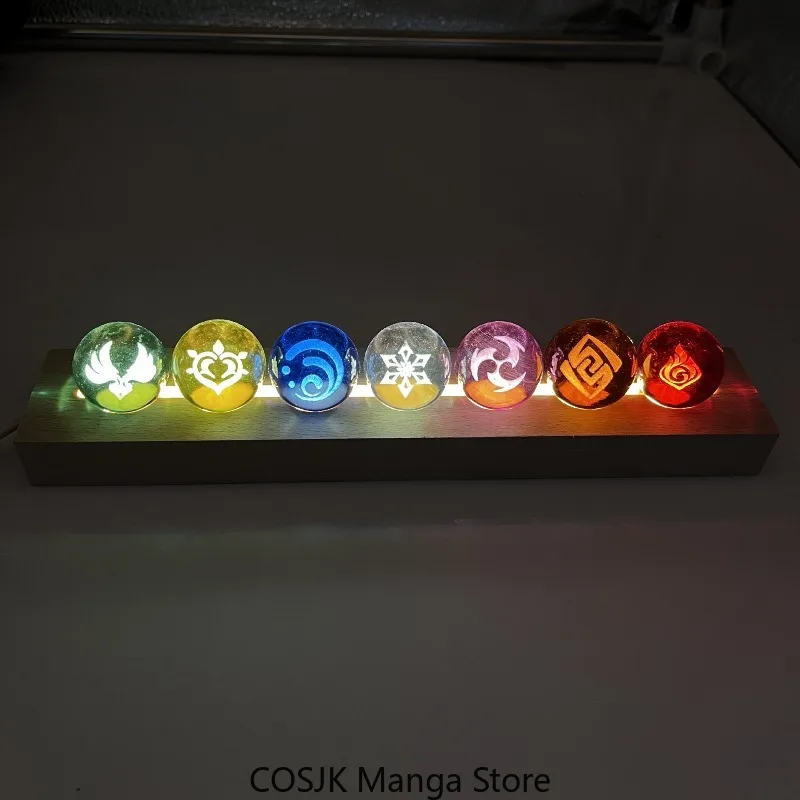 โคมไฟกลางคืนลูกแก้วธาตุเกม Gen - Lighting Decoration Ideas บทวิจารณ์และราคา