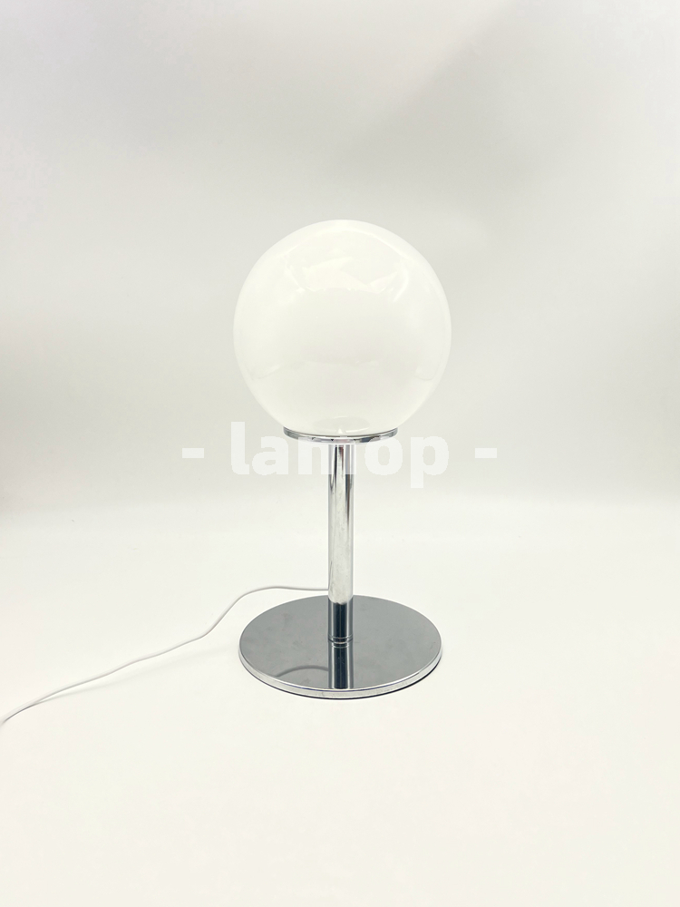 โคมไฟตั้งโต๊ะทรงกลมสีขาวนม โคร - Decor Lighting Lamps บทวิจารณ์และราคา