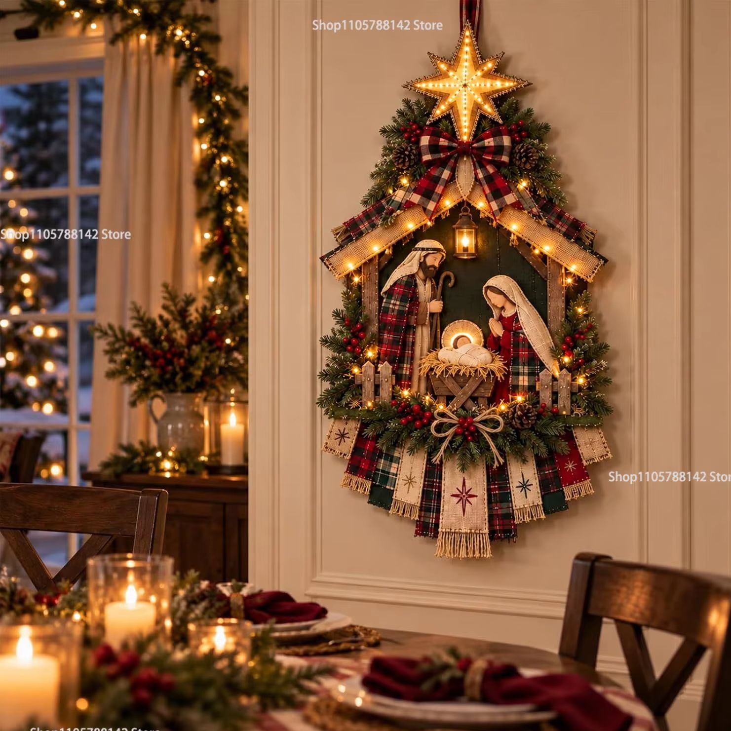 ชุดประดับตกแต่งฉากประสูติพระเย - Lighting Christmas Decor บทวิจารณ์และราคา