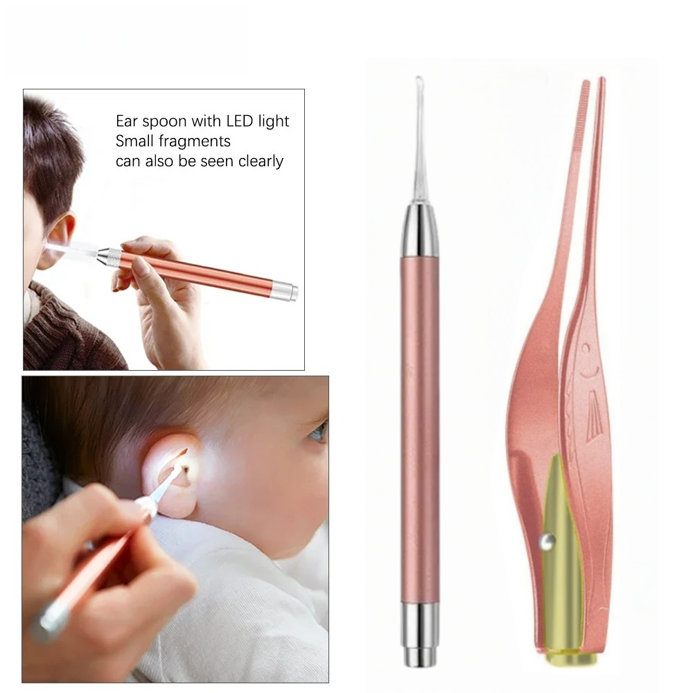 แหนบแคะหูสแตนเลสแบบมีไฟส่องสว่ - Lighting Visual บทวิจารณ์และราคา