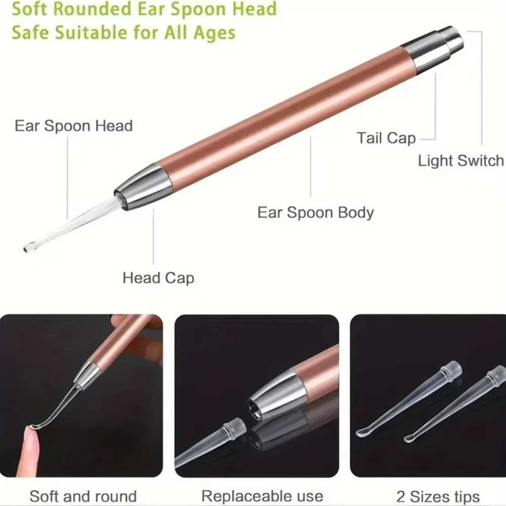 แหนบแคะหูสแตนเลสแบบมีไฟส่องสว่ - Lighting Visual บทวิจารณ์และราคา