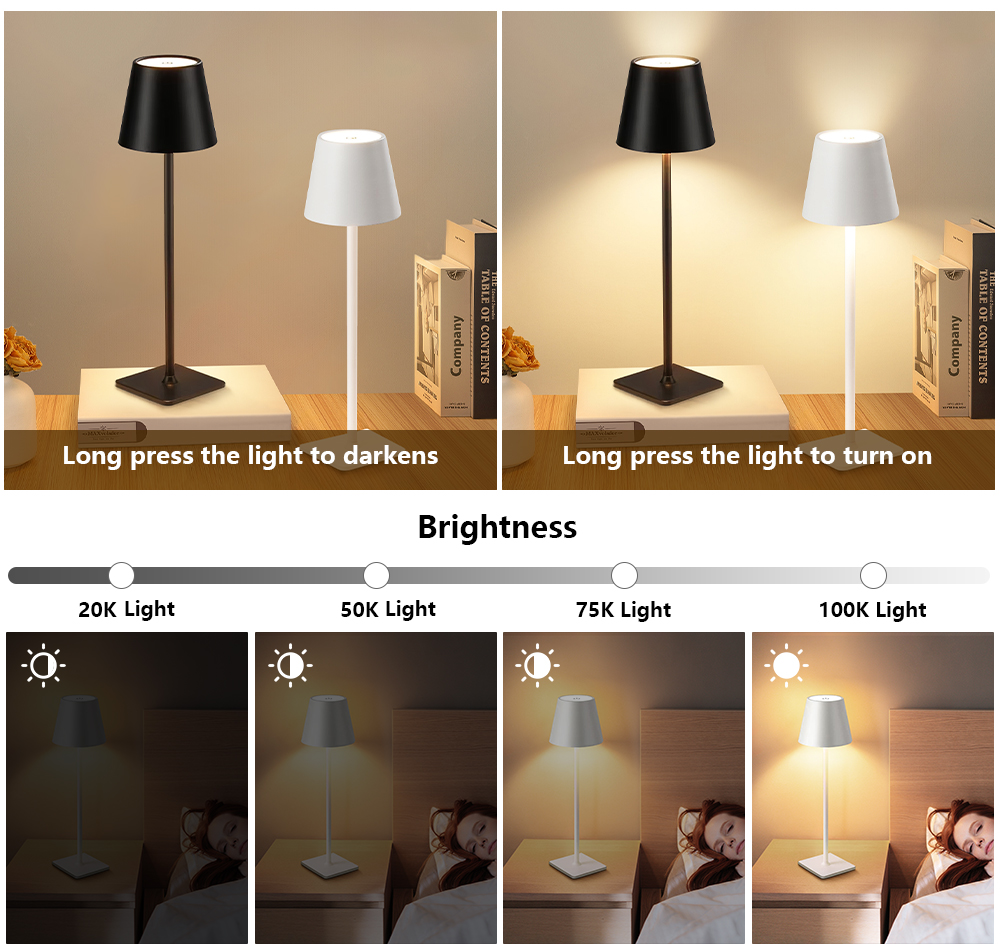 ไฟ LED แบบชาร์จไฟได้ โคมไฟตั้ง - Decor Lighting Lamps บทวิจารณ์และราคา